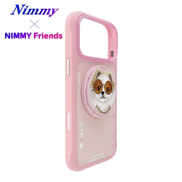 قاب نیمی با پاپ سوکت Nimmy Magnetic Glasses Case Series سری 17 (GN254)