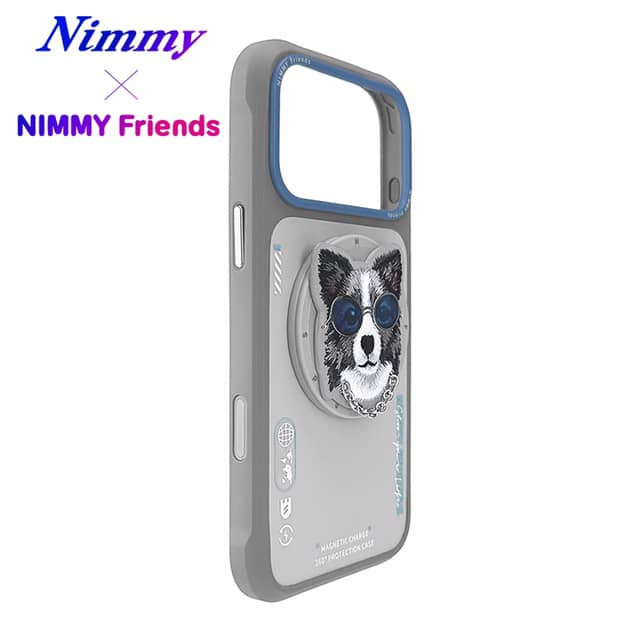 قاب نیمی با پاپ سوکت Nimmy Magnetic Glasses Case Series سری 17 (GN254)