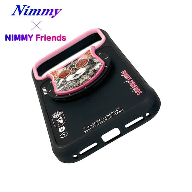 قاب نیمی با پاپ سوکت Nimmy Magnetic Glasses Case Series سری 17 (GN254)
