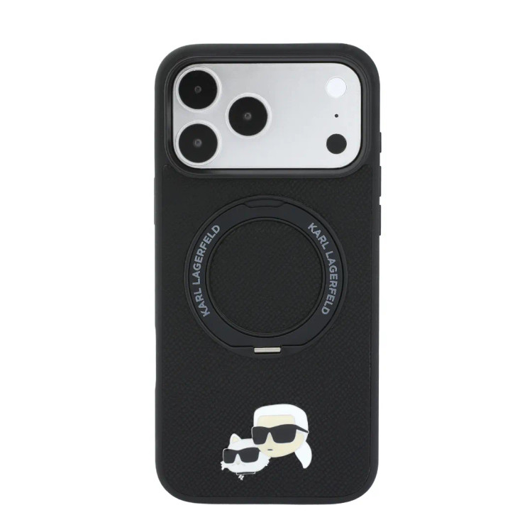 قاب کارل لاگرفلد Karl Lagerfel HC Magsafe PU Ring Stand 360 Heads Pin (GN265)