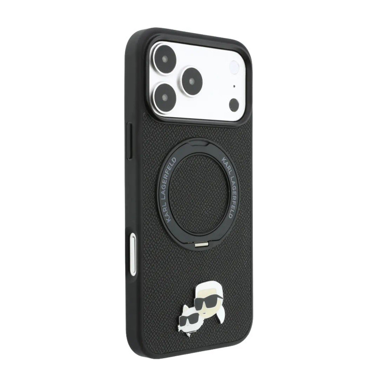 قاب کارل لاگرفلد Karl Lagerfel HC Magsafe PU Ring Stand 360 Heads Pin (GN265)
