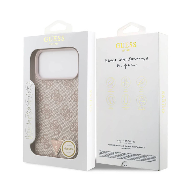 قاب Guess magsafe New 4G Triangle Case For Iphone (GN267)