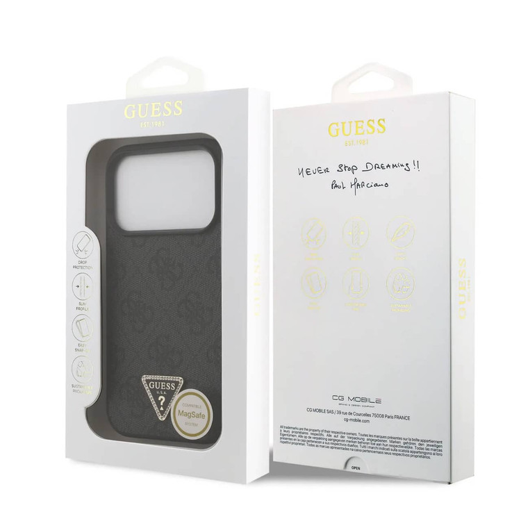 قاب Guess magsafe New 4G Triangle Case For Iphone (GN267)
