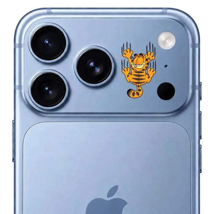 محافظ دور لنز طرح گارفیلد بلو Blueo Invisible Shock-Resistant Lens Protection (GN270)