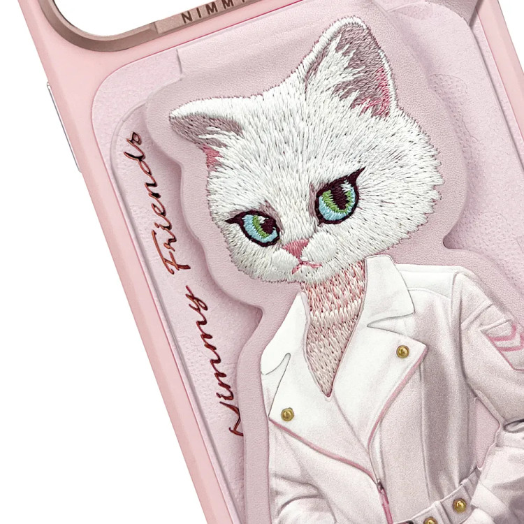قاب و استند جاکارتی دار نیمی Nimmy Fashion Cute Pet Case With Magnetic Stand سری 17 (GN279)
