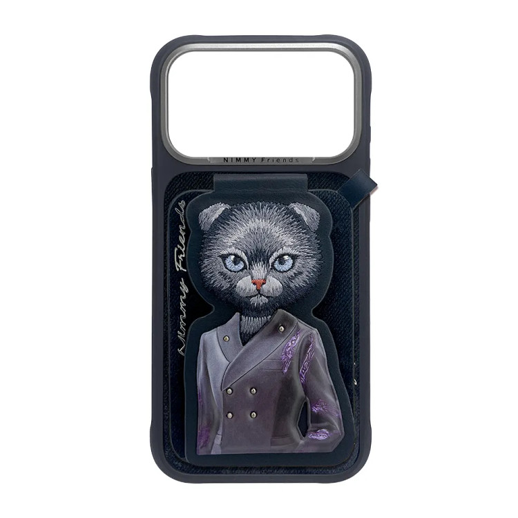 قاب و استند جاکارتی دار نیمی Nimmy Fashion Cute Pet Case With Magnetic Stand سری 17 (GN279)