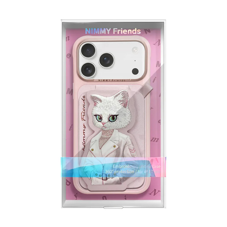قاب و استند جاکارتی دار نیمی Nimmy Fashion Cute Pet Case With Magnetic Stand سری 17 (GN279)