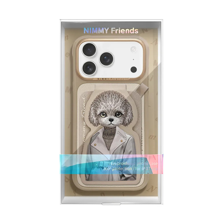 قاب و استند جاکارتی دار نیمی Nimmy Fashion Cute Pet Case With Magnetic Stand سری 17 (GN279)