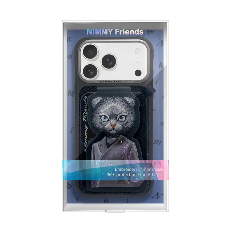 قاب و استند جاکارتی دار نیمی Nimmy Fashion Cute Pet Case With Magnetic Stand سری 17 (GN279)