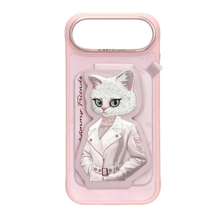 قاب و استند جاکارتی دار نیمی Nimmy Fashion Cute Pet Case With Magnetic Stand سری 17 (GN279)
