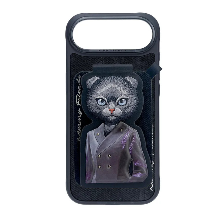 قاب و استند جاکارتی دار نیمی Nimmy Fashion Cute Pet Case With Magnetic Stand سری 17 (GN279)