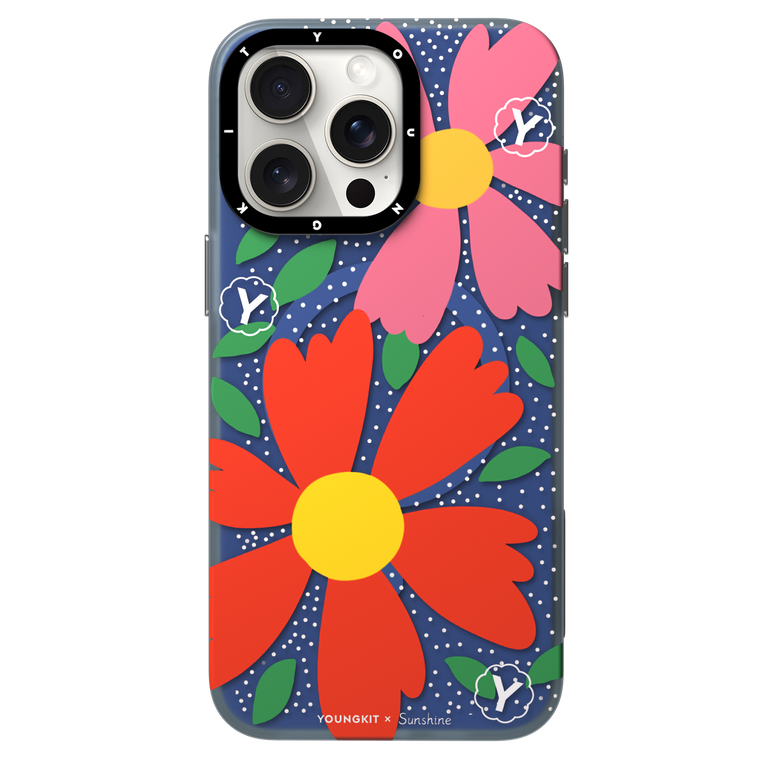 قاب Youngkit یانگ کیت Red Sunshine Flowery Smile Magsafe Series iphone (GN284)
