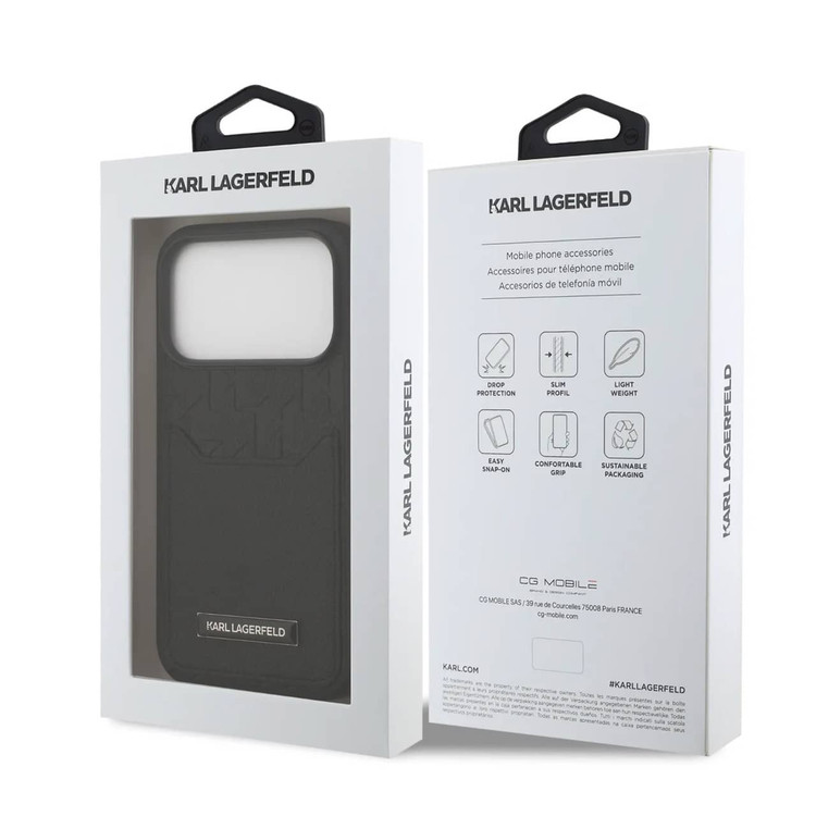 قاب کارل لاگرفلد چرمی جاکارتی Karl Lagerfeld Leather (GN292)