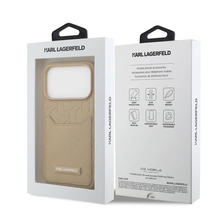 قاب کارل لاگرفلد چرمی جاکارتی Karl Lagerfeld Leather (GN292)