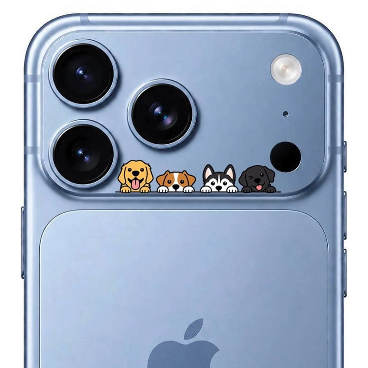 محافظ دور لنز طرح سگ ها بلو Blueo Invisible Shock-Resistant Lens Protection (GN305)