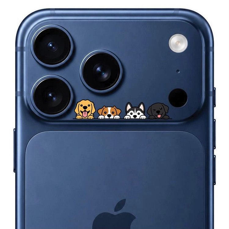محافظ دور لنز طرح سگ ها بلو Blueo Invisible Shock-Resistant Lens Protection (GN305)