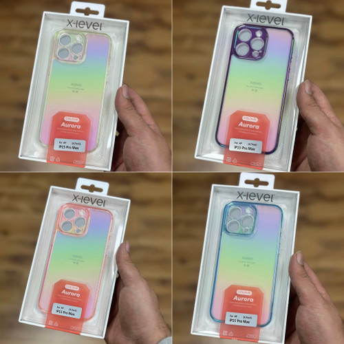 قاب X-Level Aurora پشت شفاف ایکس لول آیفون Iphone (GN312)