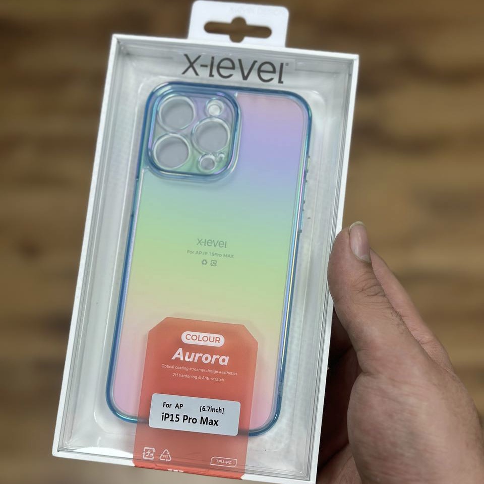 قاب X-Level Aurora پشت شفاف ایکس لول آیفون Iphone (GN312)