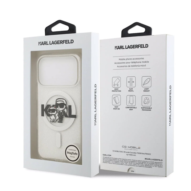 قاب کارل لاگرفلد Karl Lagerfeld شماره 8 سری Iphone 17 (GN313)
