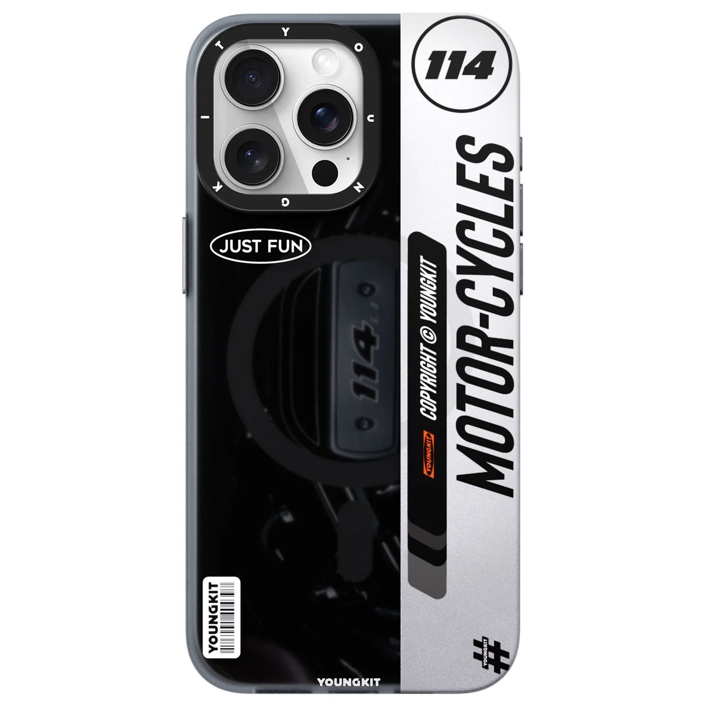 قاب یانگ کیت Youngkit Motorcycles 114 Magsafe Iphone (GN317)