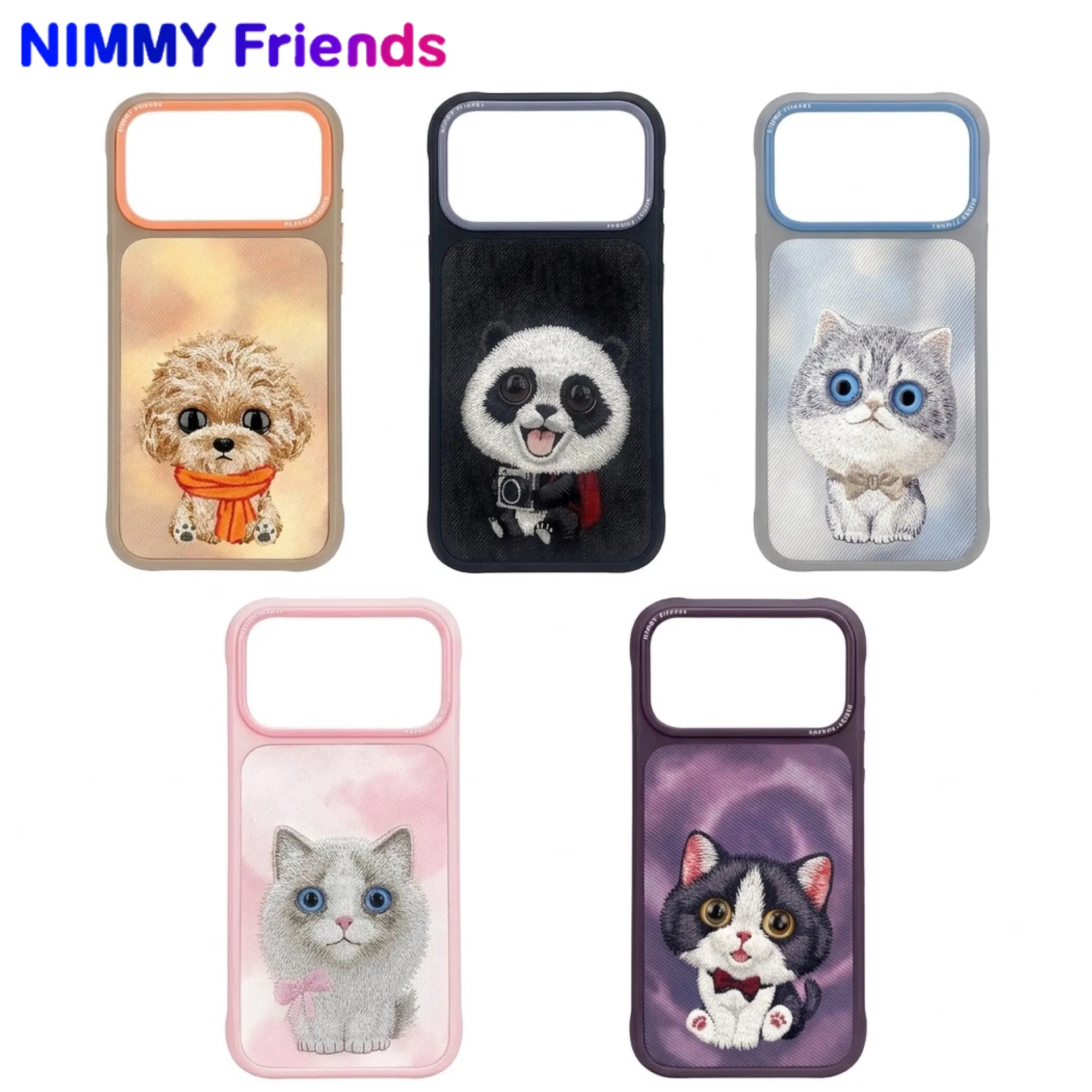 قاب نیمی Nimmy Big Eye Cute Pet Case Series آیفون سری 17 & 18 (GN323)