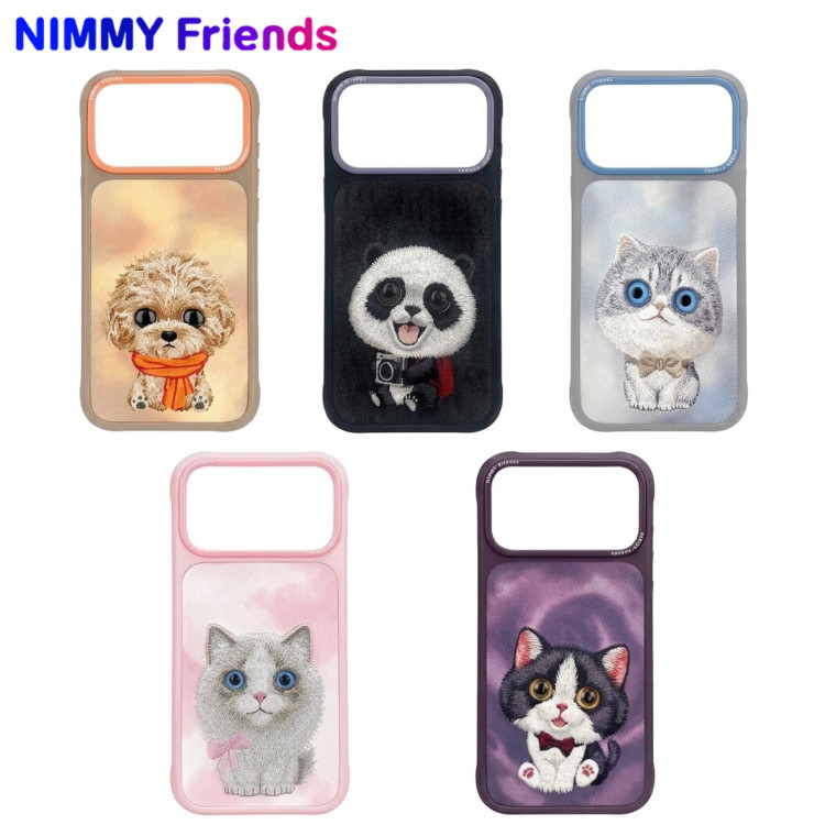 قاب نیمی Nimmy Big Eye Cute Pet Case Series آیفون سری 17 & 18 (GN323)