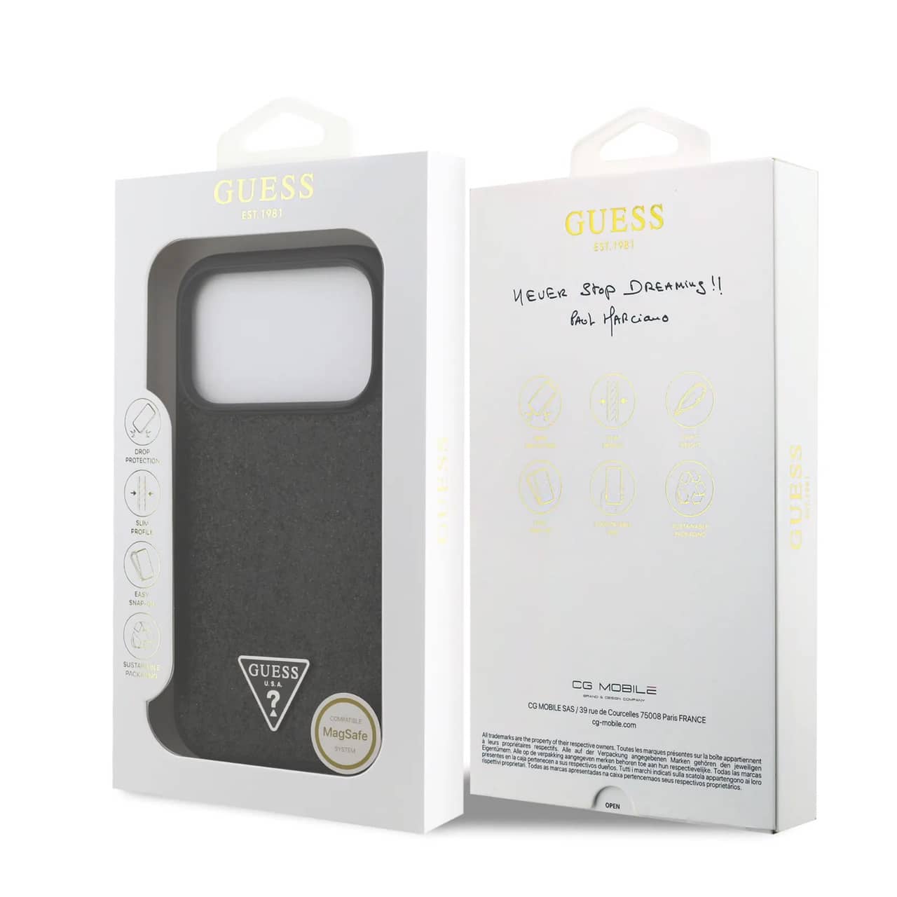 قاب Guess گس اکلیلی Iphone سری 17 (GN327)