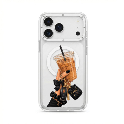 قاب قهوه خنک Cool Coffee با مگ سیف قاب ناب ghabnaab آیفون (GN335)