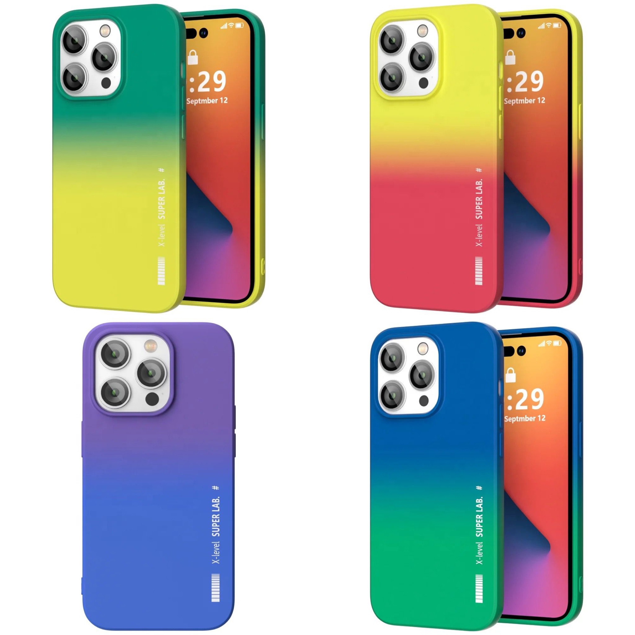 قاب X-level Rainbow ایکس لول آیفون Iphone (GN339)