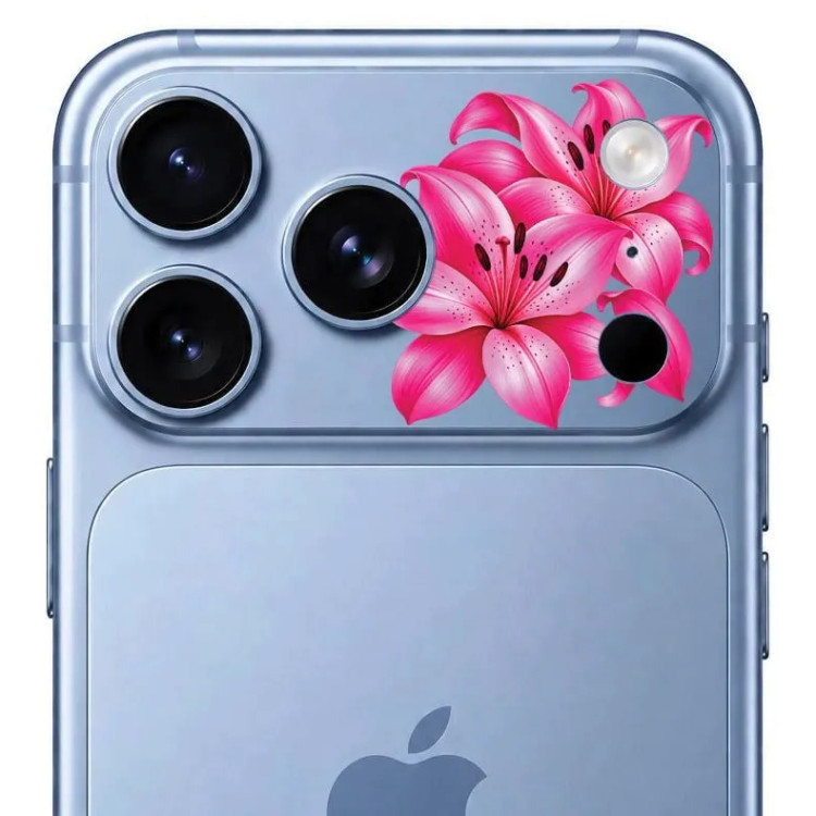 محافظ دور لنز طرح لیلیوم Lilium بلو Blueo Invisible Shock-Resistant Lens Protection (GN341)