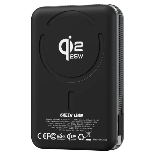 پاور بانک گرین لاین Green Lion Wellington 10000mAh Power Bank (GN355)