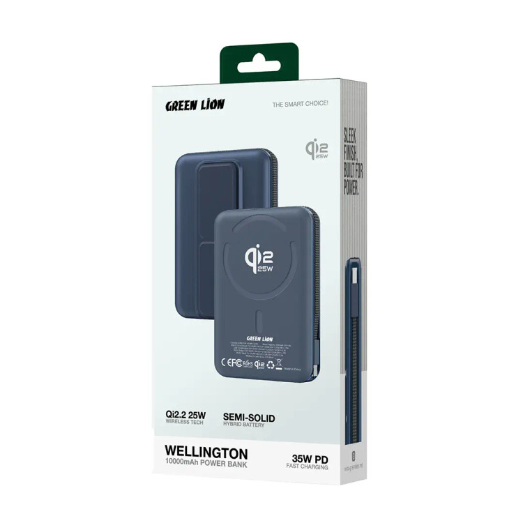 پاور بانک گرین لاین Green Lion Wellington 10000mAh Power Bank (GN355)