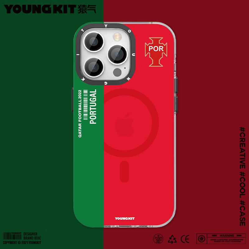 قاب یانگ کیت Youngkit Red World Cup Magsafe Series Iphone (GN358)