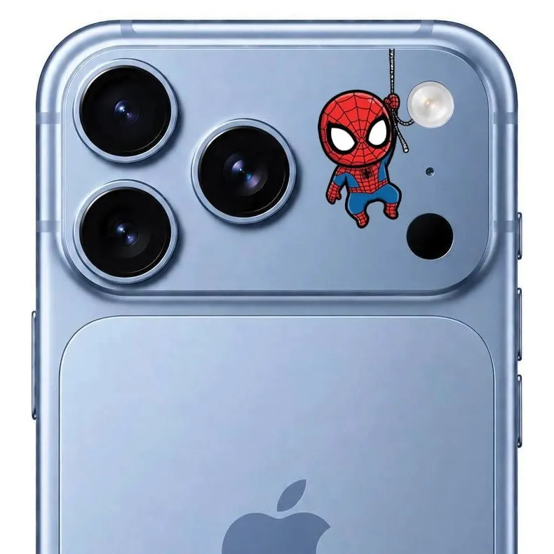 محافظ دور لنز طرح Spider Man مرد عنکبوتی بلو Blueo Invisible Shock-Resistant Lens Protection (GN359)
