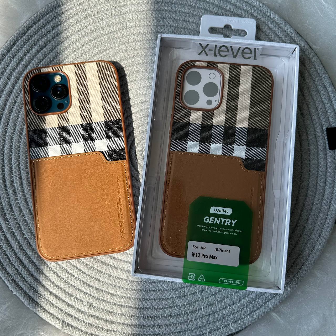قاب X-level Gentry Wallet ایکس لول جنتری والت آیفون Iphone (GN365)