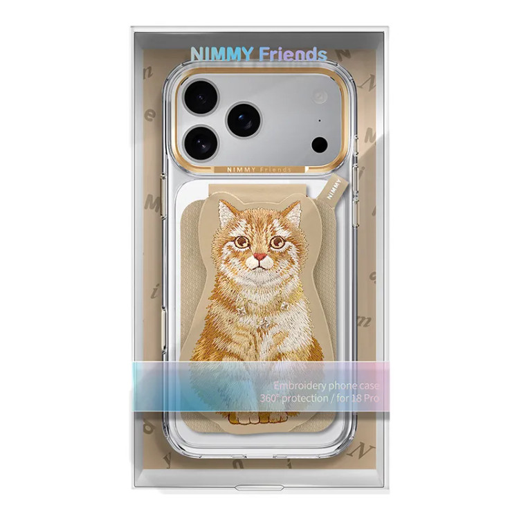 ست قاب شفاف و استند مگنتی Lucky Fashion Series نیمی Nimmy Magnetic Crystal Clear آیفون سری 17 & 18 (GN373)