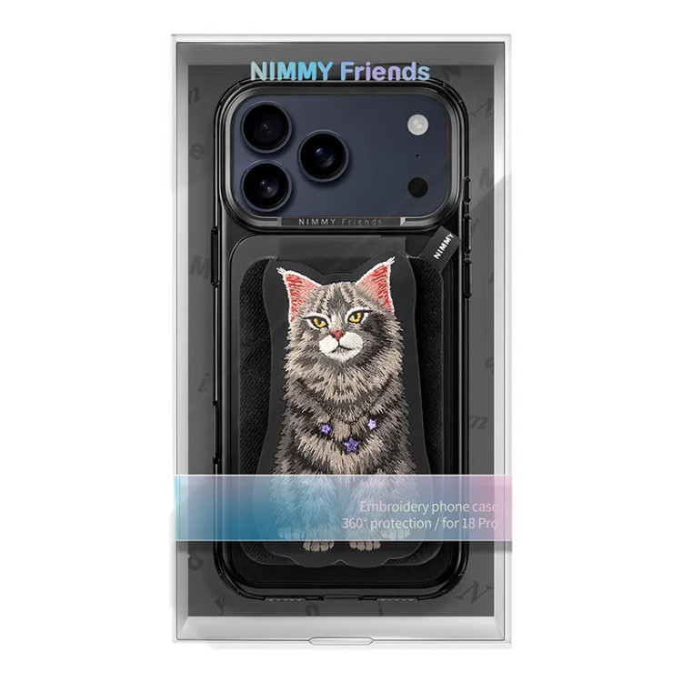 ست قاب شفاف و استند مگنتی Lucky Fashion Series نیمی Nimmy Magnetic Crystal Clear آیفون سری 17 & 18 (GN373)