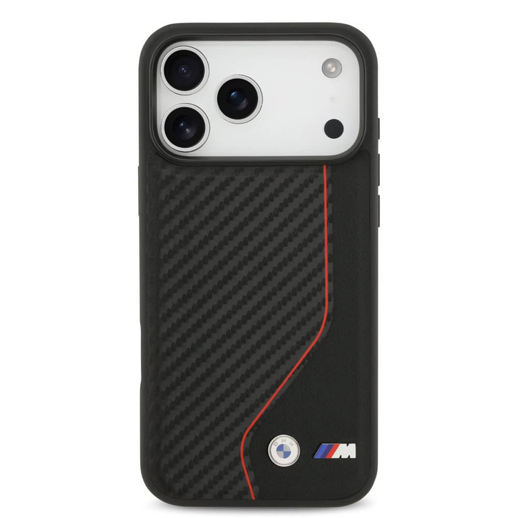 قاب BMW بی ام دبلیو راه راه با خط اریب قرمز Iphone سری 17 (GN381)