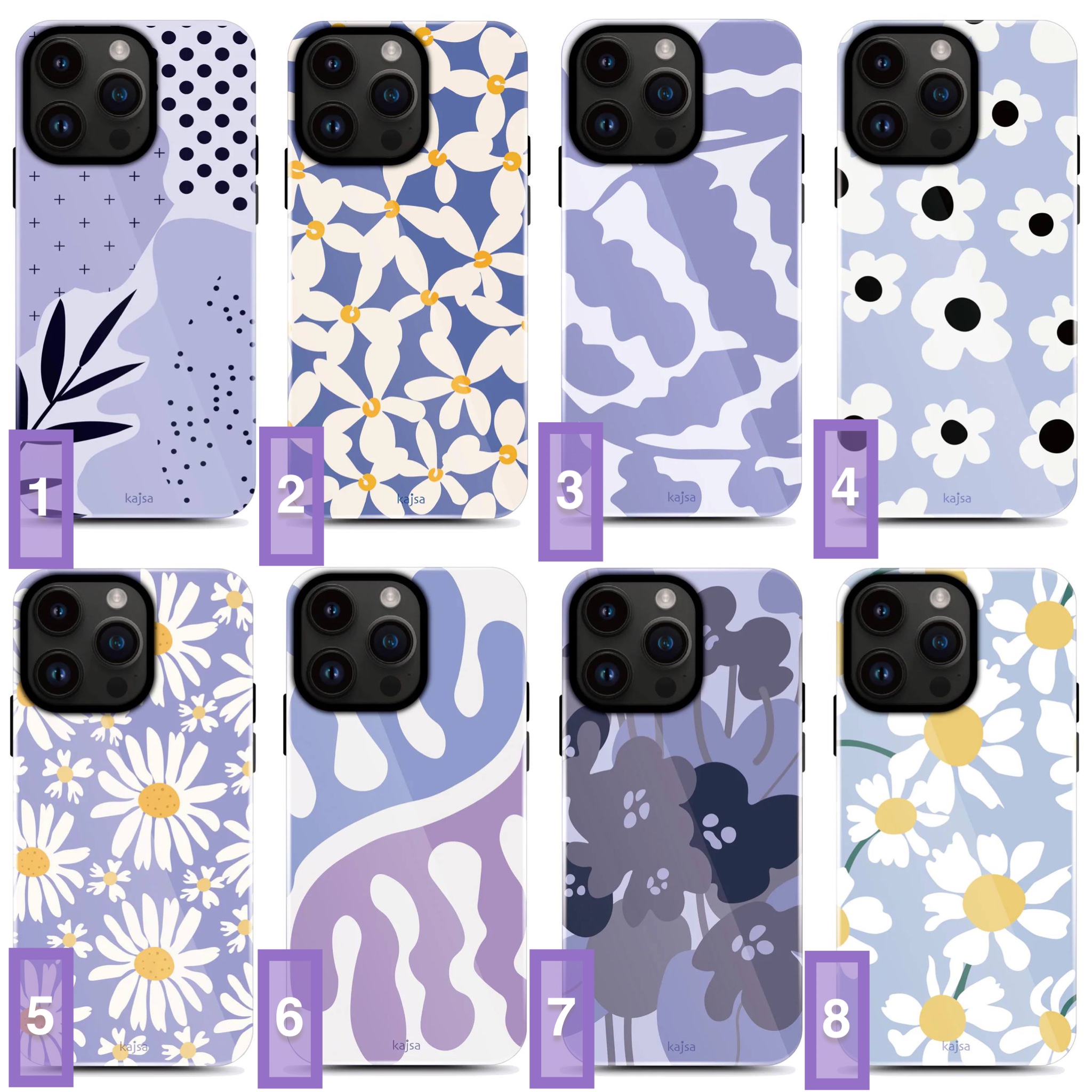 Kajsa Floral Collection Lavender iphone (GN392)