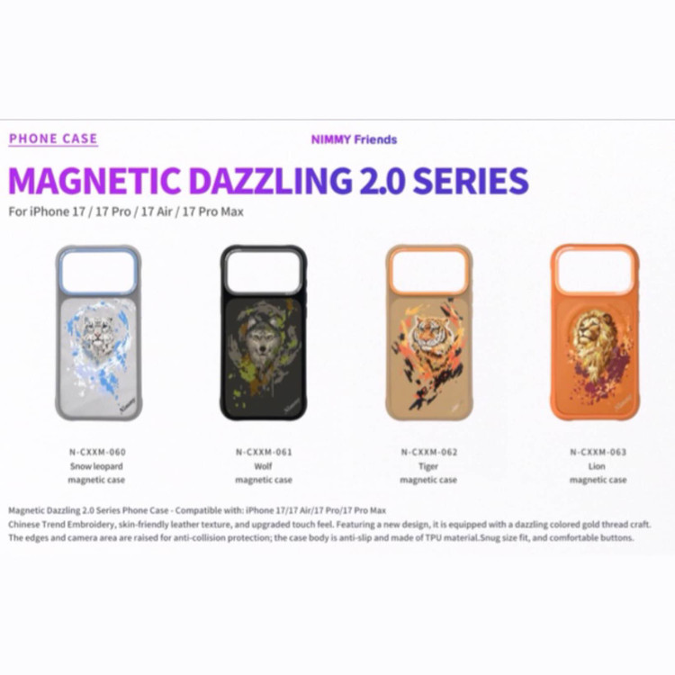 قاب نیمی Nimmy Magnetic Dazzling 2 Series Iphone (GN395)