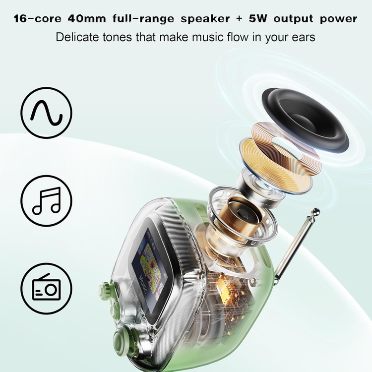 آلبوم عکس و اسپیکر بلوتوثی دیووم Divoom Tiivoo-2 FM Radyolu Mini Bluetooth (GN398)