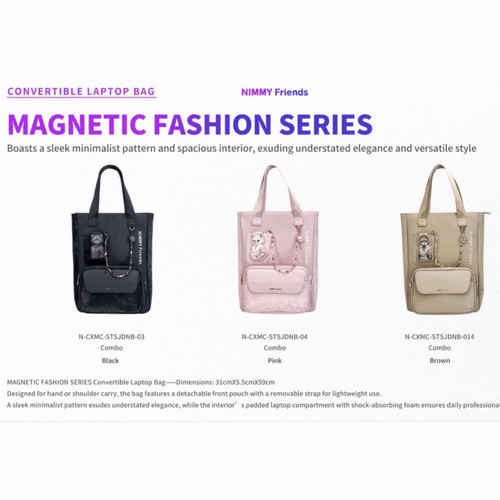 کیف لپ تاپ نیمی Nimmy Convertible Laptop Bag (GN429)