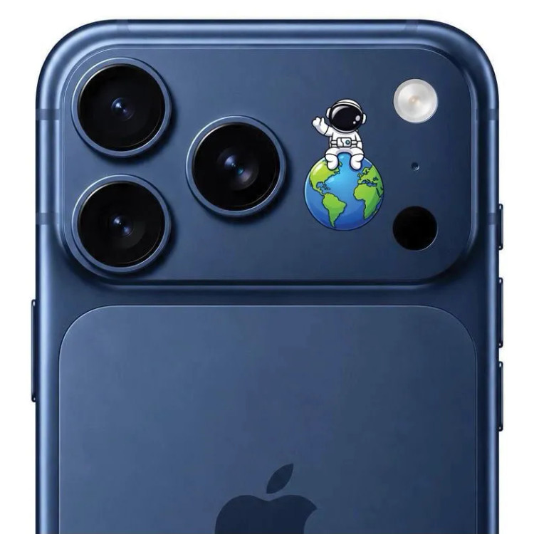 محافظ دور لنز طرح فضا بلو Blueo Invisible Shock-Resistant Lens Protection (GN441)