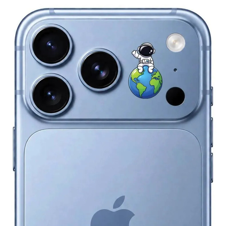محافظ دور لنز طرح فضا بلو Blueo Invisible Shock-Resistant Lens Protection (GN441)