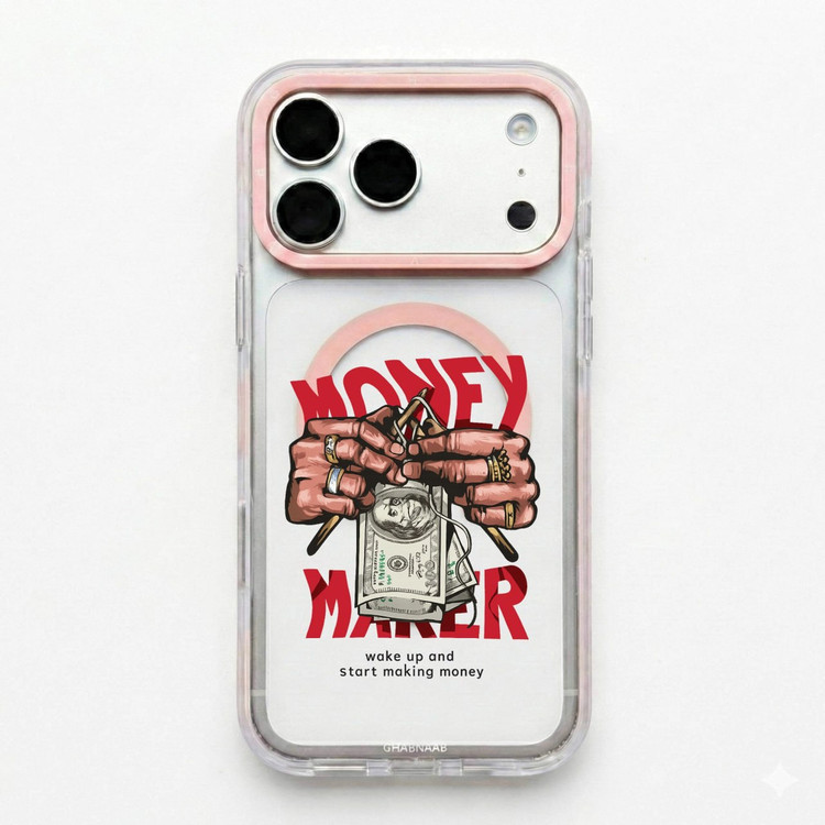 قاب پول ساز Money Maker با مگ سیف قاب ناب ghabnaab آیفون (GN450)