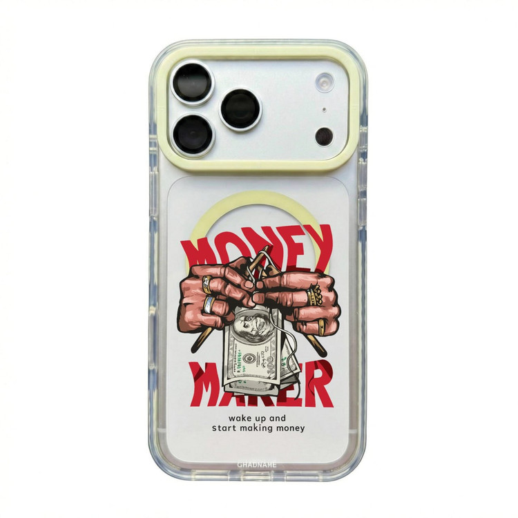 قاب پول ساز Money Maker با مگ سیف قاب ناب ghabnaab آیفون (GN450)