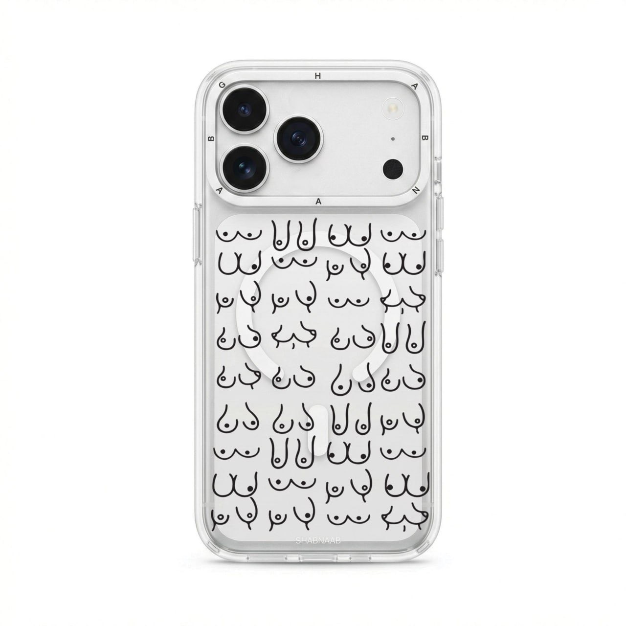 قاب Boobs با مگ سیف قاب ناب ghabnaab آیفون (GN474)
