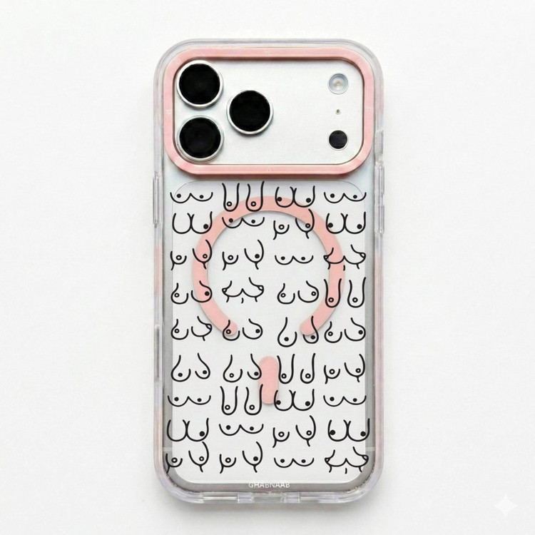 قاب Boobs با مگ سیف قاب ناب ghabnaab آیفون (GN474)