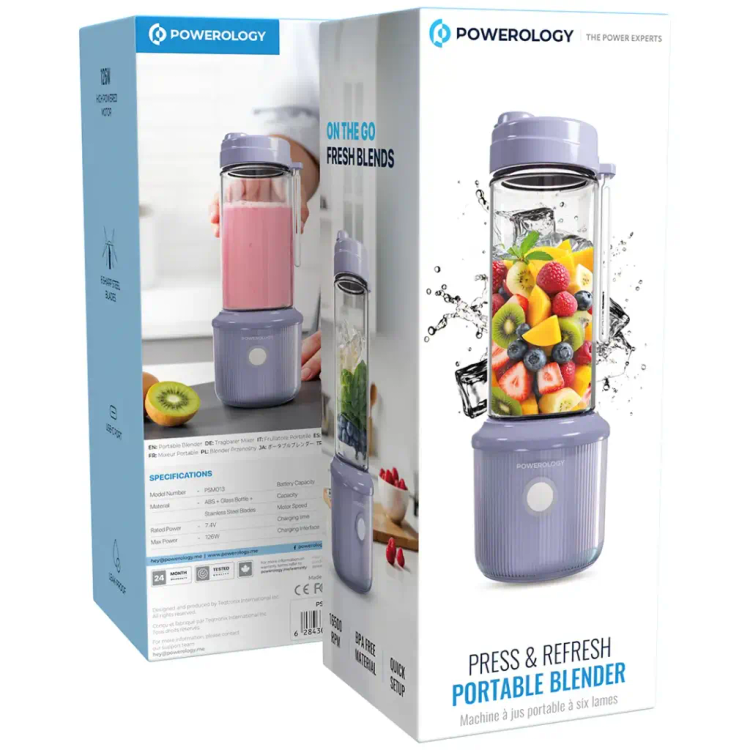 مخلوط کن پاورولوژی Powerology Press & Refresh Portable Blender (GN479)
