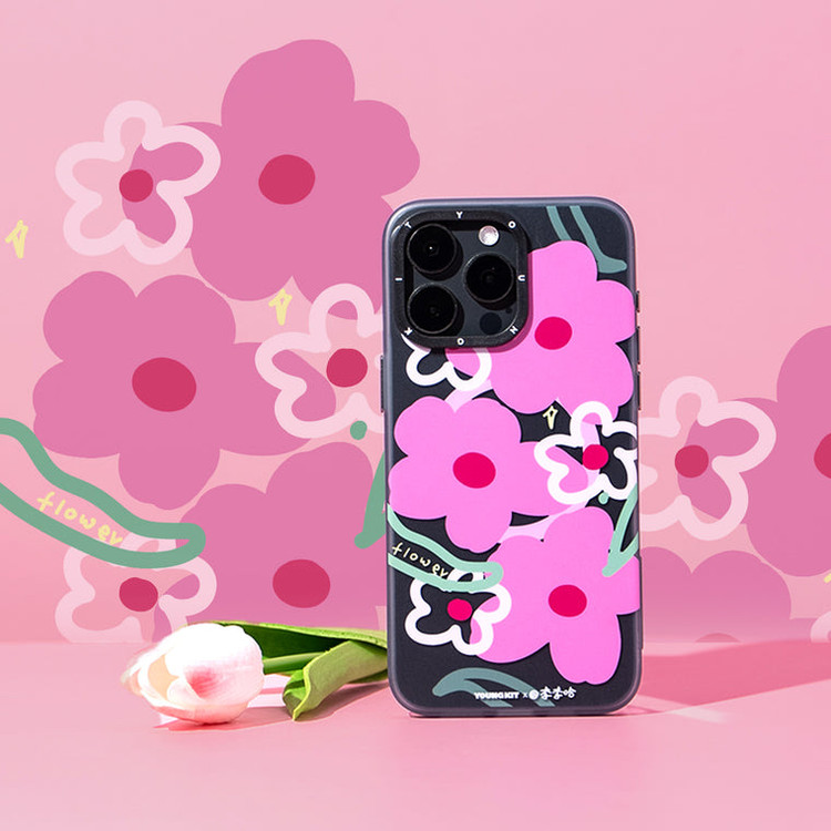 قاب Youngkit یانگ کیت Irregular Floral Magsafe Series آیفون Iphone (GN493)